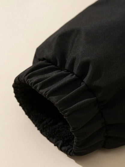 Pufferjas Dames Met Capuchon – Jas Met Sherpavoering
