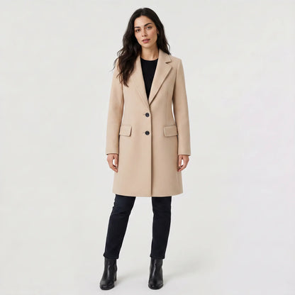 Elegante Lange Dames Jas