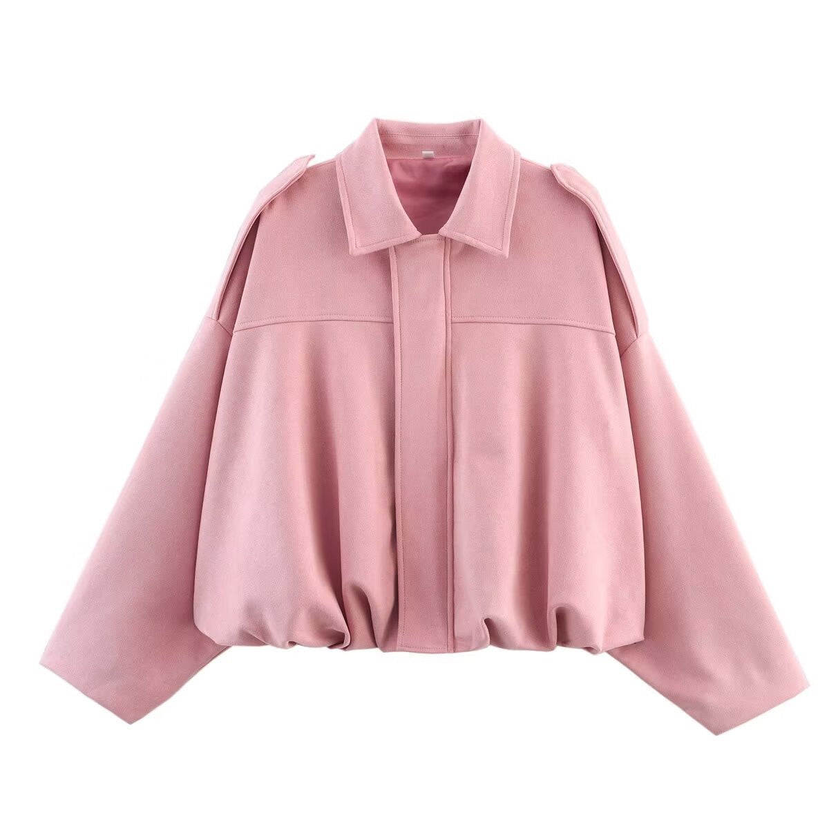 Oversized Dames Bomberjack Met Kraag