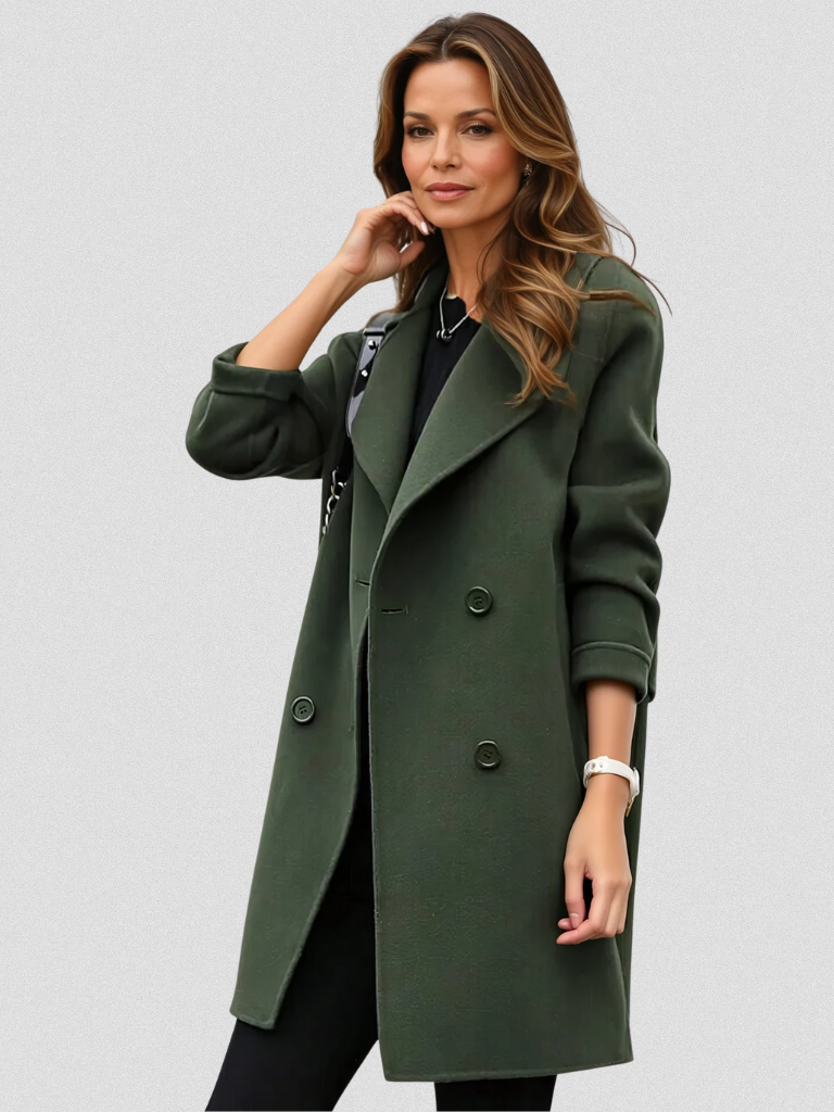 Lange Wollen Jas Dames – Elegante Mantel & Winterjas