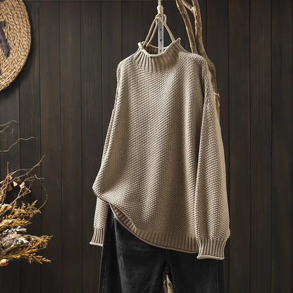 Oversized Gebreide Sweater Dames – Trui Met Ruime Pasvorm