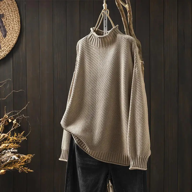 Gebreide Sweater Dames – Trui Met Relaxte Pasvorm