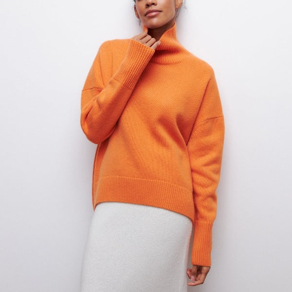 Oversized Dames Coltrui Met Geribde Boorden