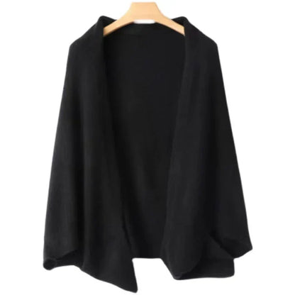 Oversized Vest Dames Met Sjaalkraag – Losvallende Cardigan