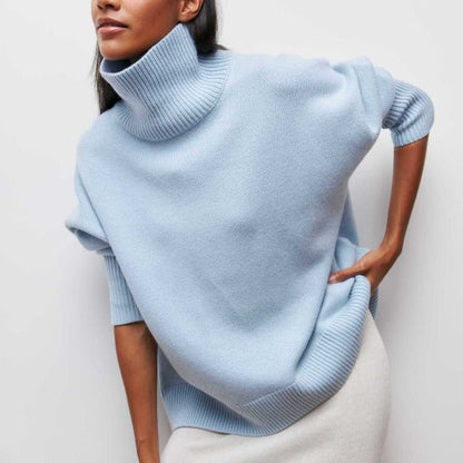 Oversized Dames Coltrui Met Geribde Boorden