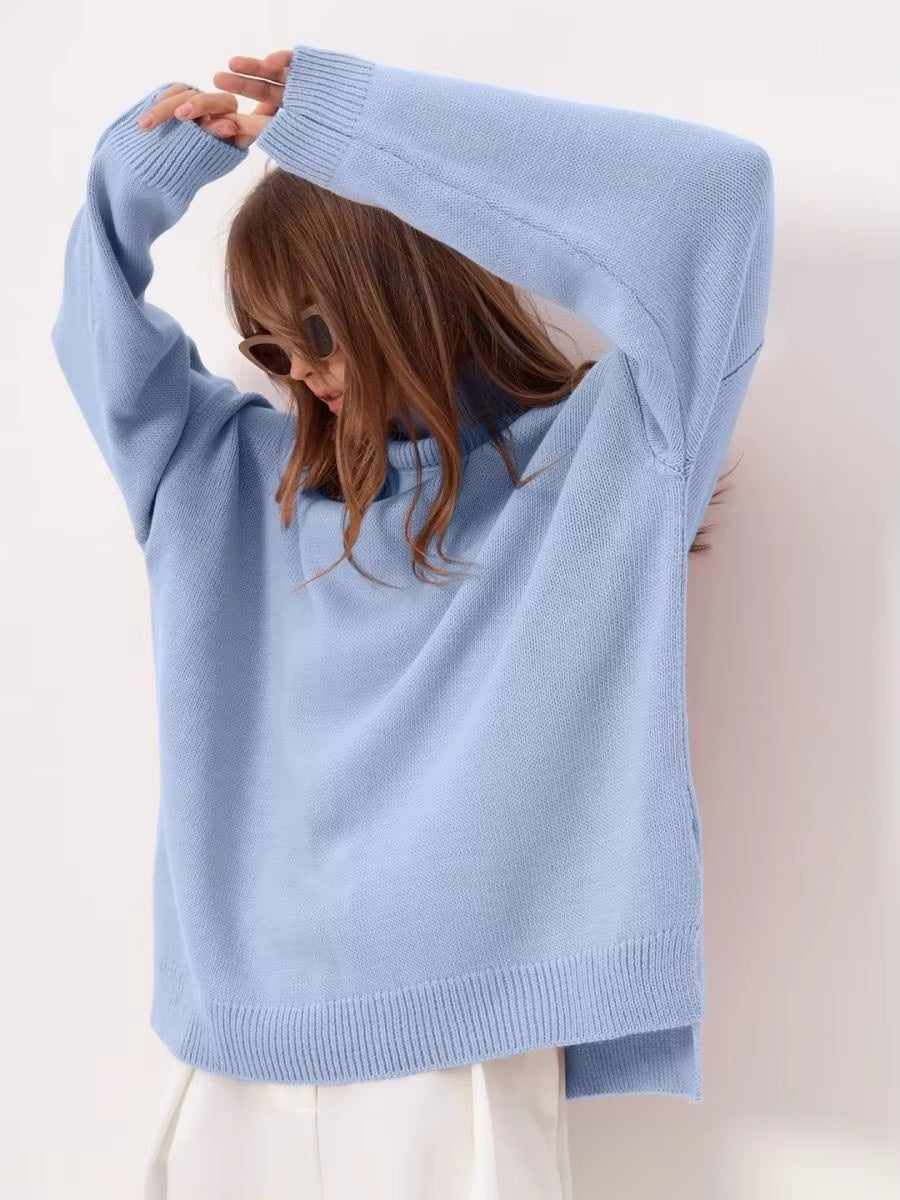 Oversized Coltrui Dames – Losvallende Sweater Met Split