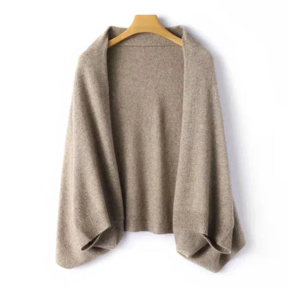 Oversized Vest Dames Met Sjaalkraag – Losvallende Cardigan