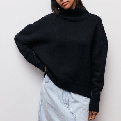 Oversized Dames Coltrui Met Geribde Boorden