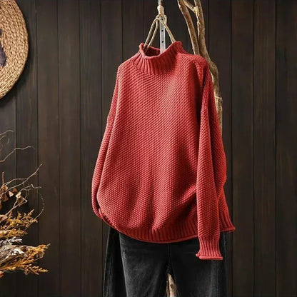 Oversized Gebreide Sweater Dames – Trui Met Ruime Pasvorm