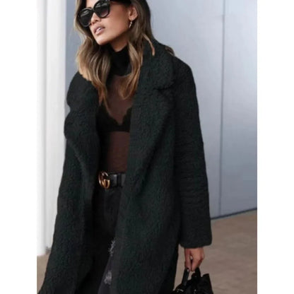 Halflange Teddy Jas Dames – Winterjas Van Teddy Fleece