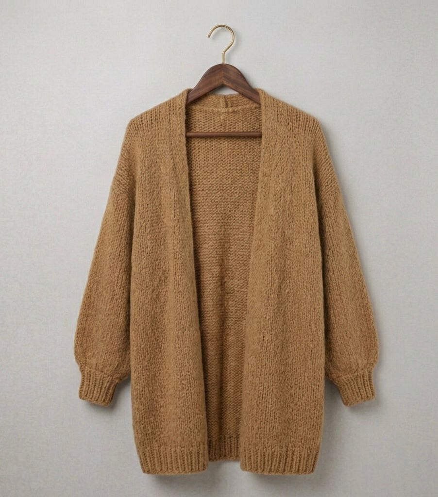 Oversized Gebreid Vest Dames – Lange Cardigan