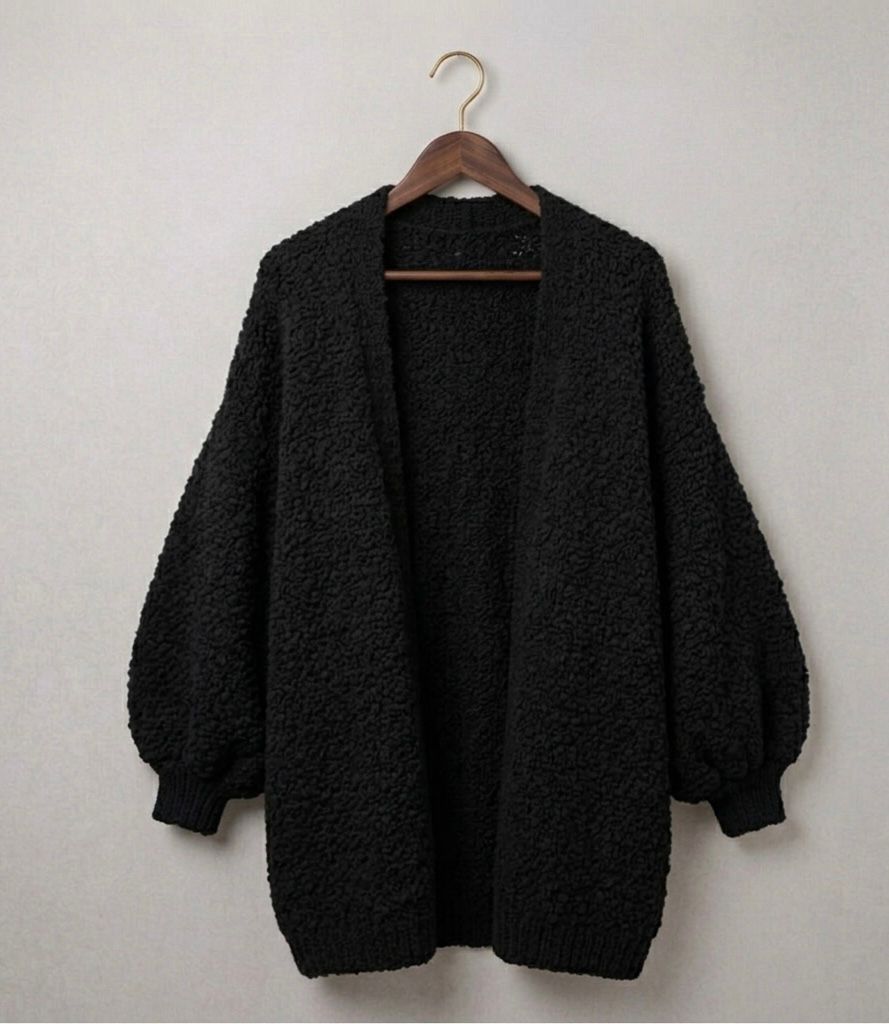 Oversized Gebreid Vest Dames – Lange Cardigan
