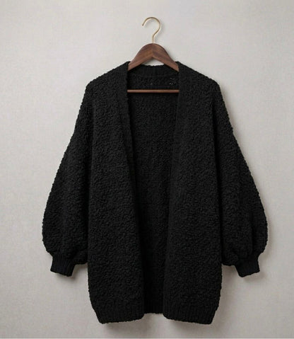 Oversized Gebreid Vest Dames – Lange Cardigan