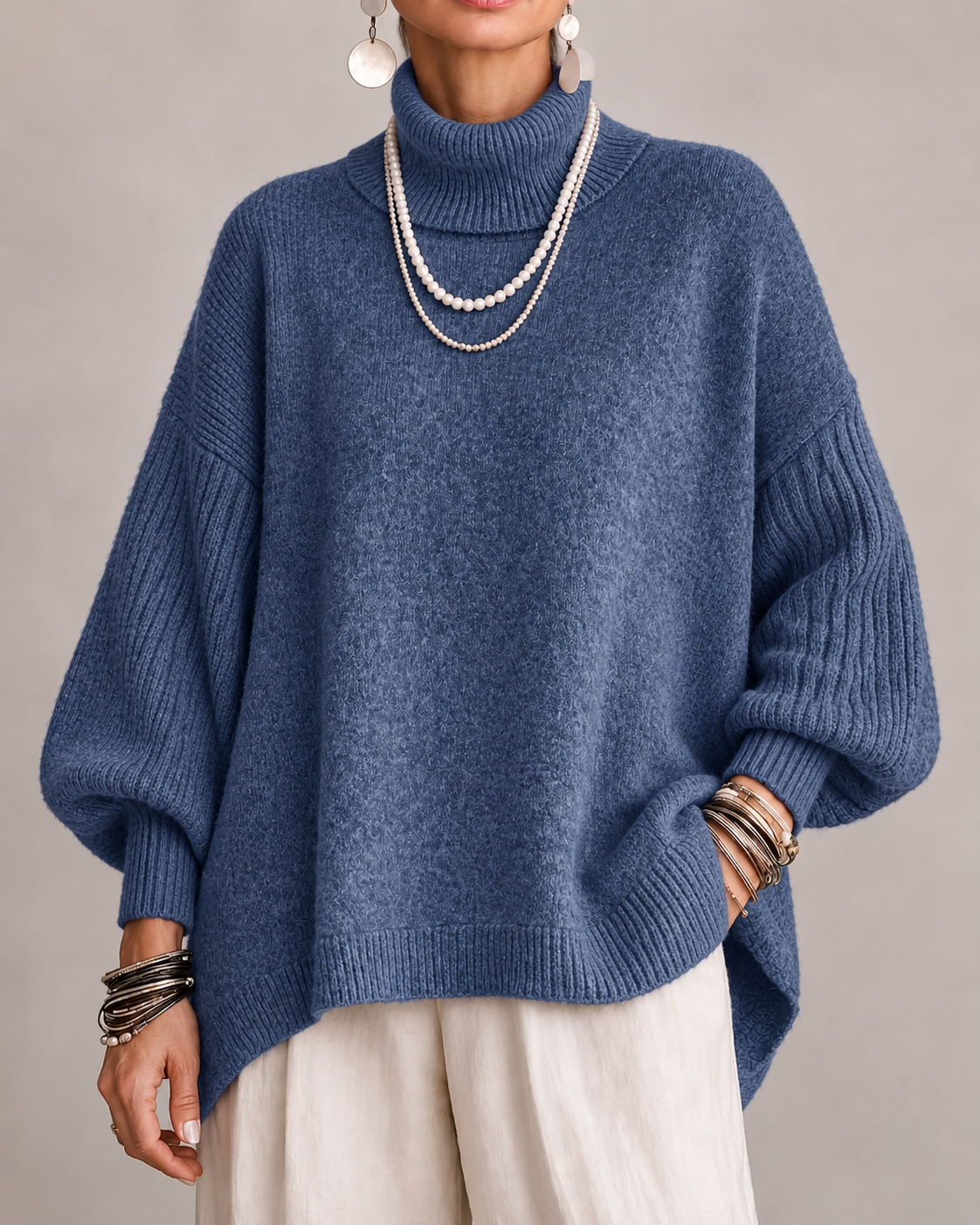 Oversized Coltrui Dames – Gebreide Sweater