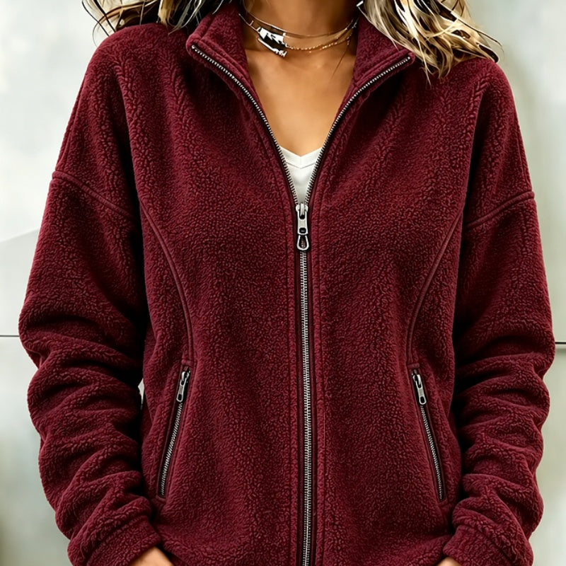 Teddy Jas Dames – Fleece Vest & Tussenjas Met Rits
