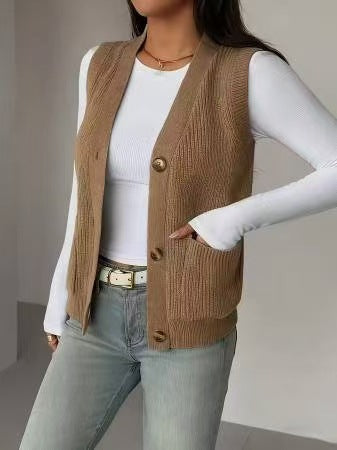 Gebreid Gilet Dames – Mouwloos Vest & Spencer