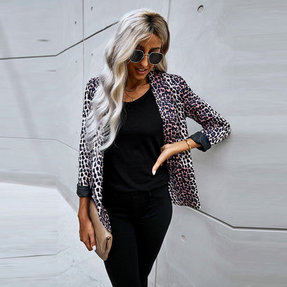 Blazer Dames Met Panterprint – Chique Colbert Met Dierenpatroon
