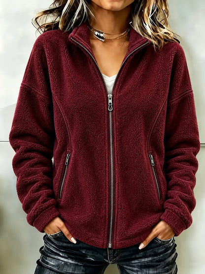 Teddy Jas Dames – Fleece Vest & Tussenjas Met Rits