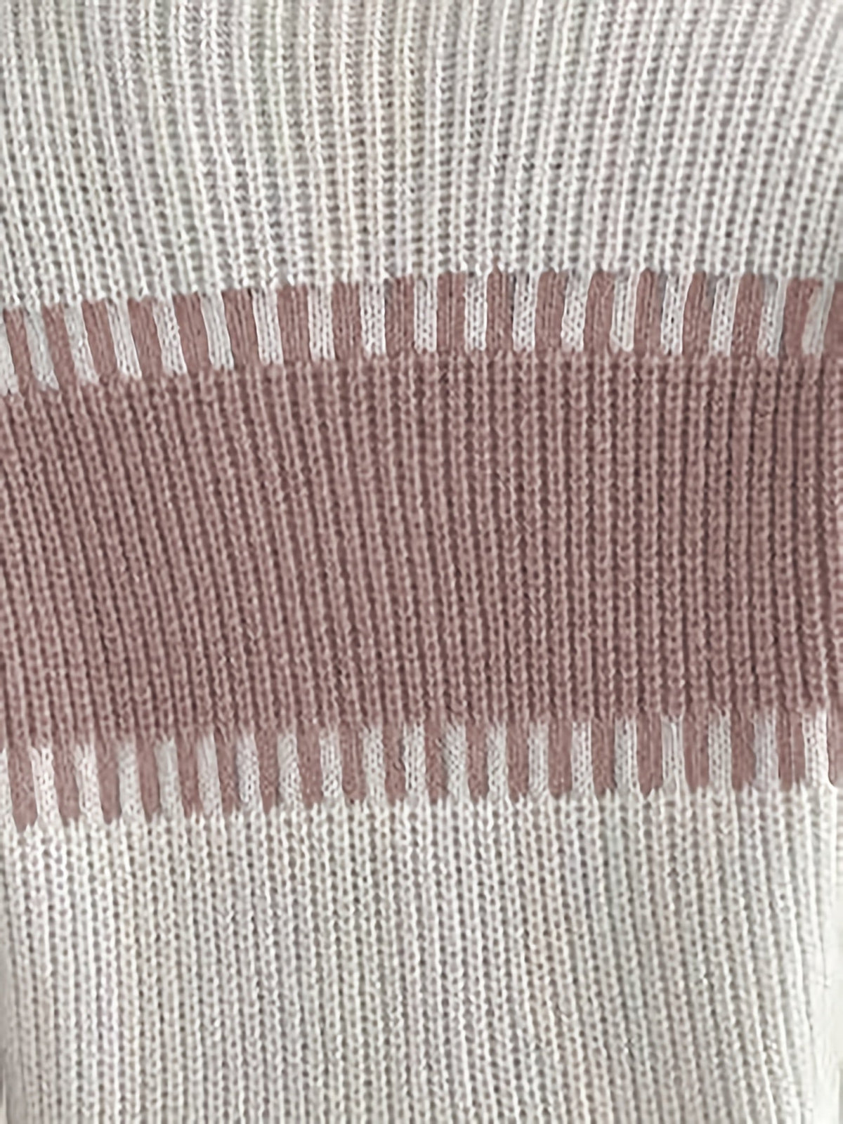 Gestreepte Trui Dames – Sweater Met Colorblock Patroon