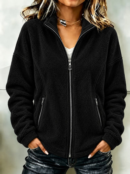 Teddy Jas Dames – Fleece Vest & Tussenjas Met Rits