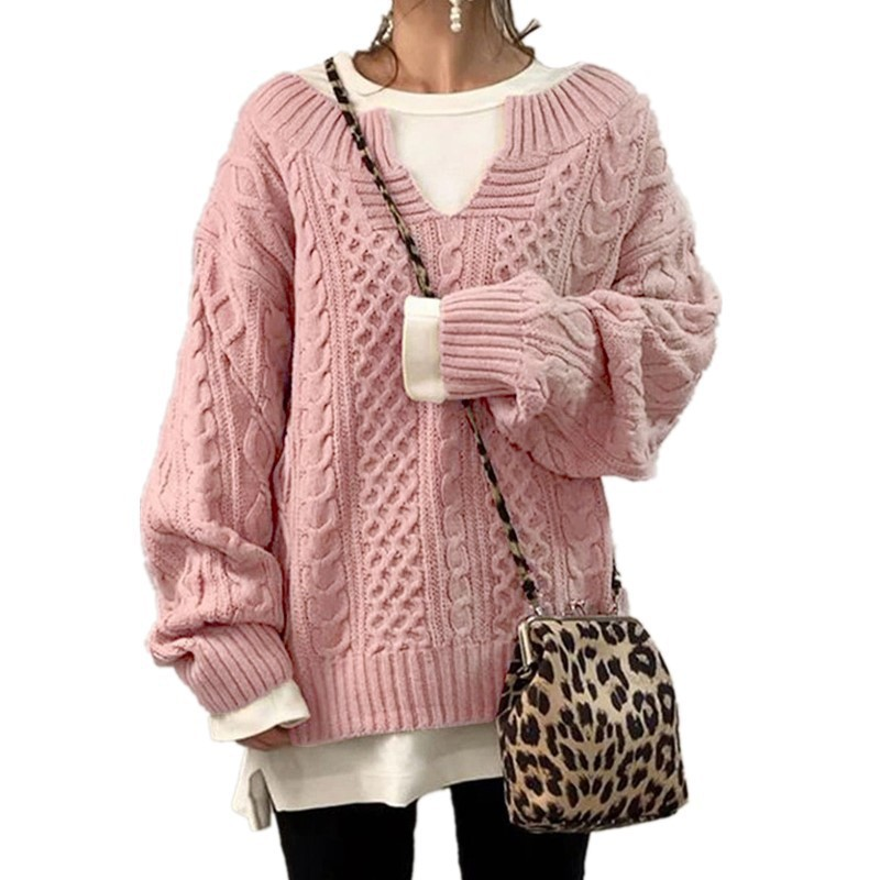 Oversized Kabeltrui Dames – Dik Gebreide Sweater