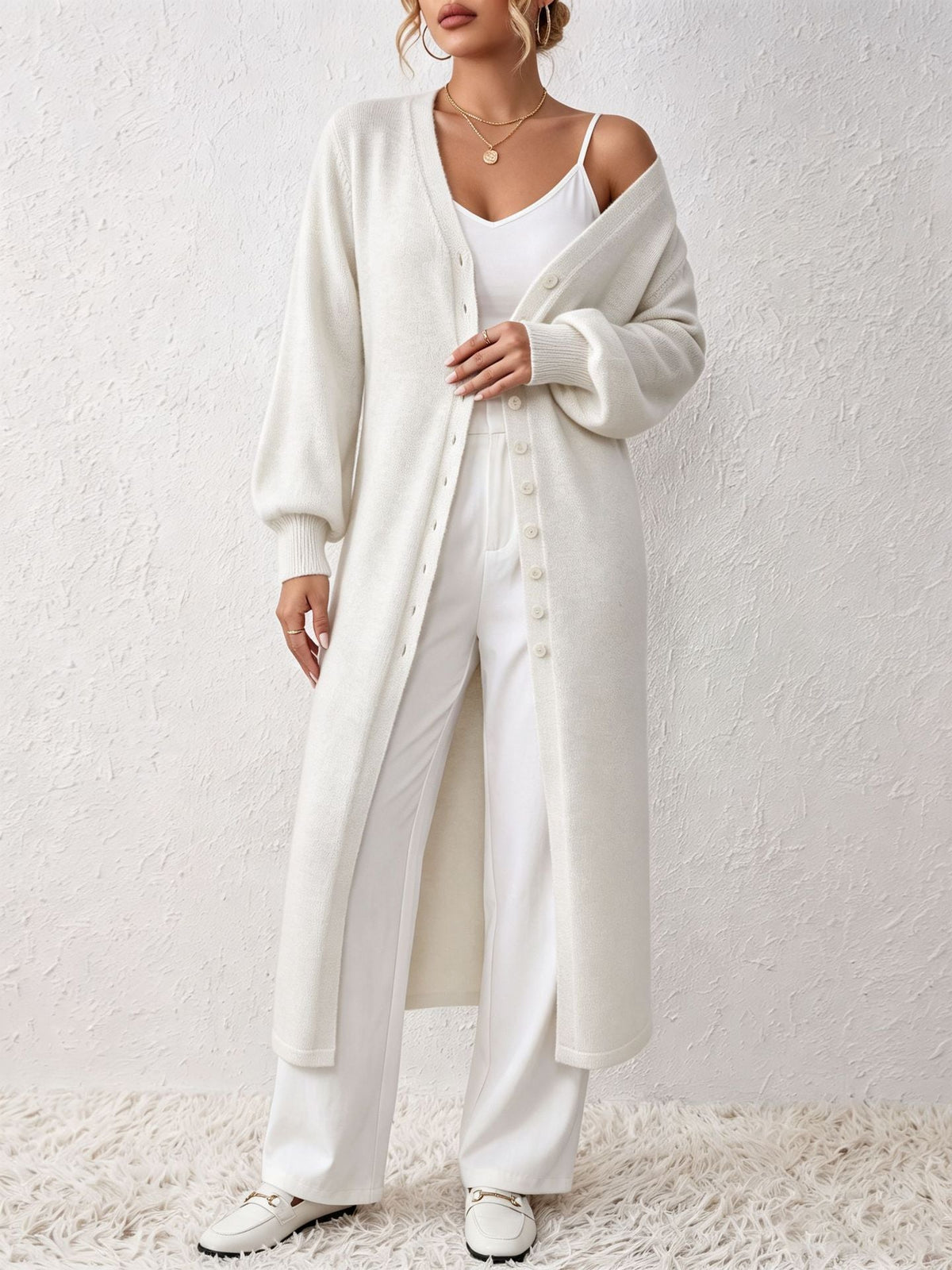 Lange Gebreide Cardigan Dames – Casual Vest Voor Elke Dag