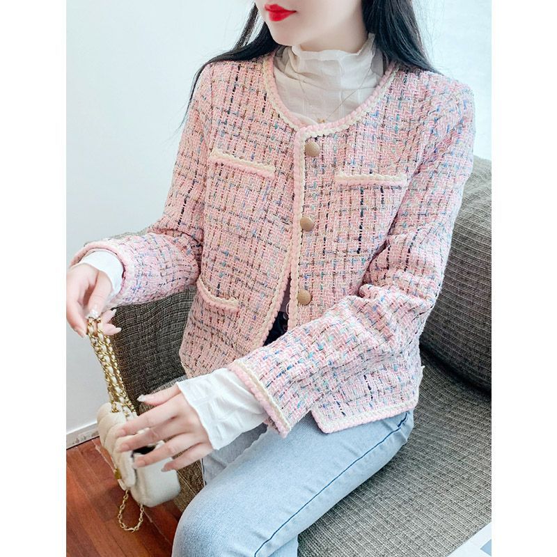Chique Tweed Blazer Dames – Kort Tweed Jasje