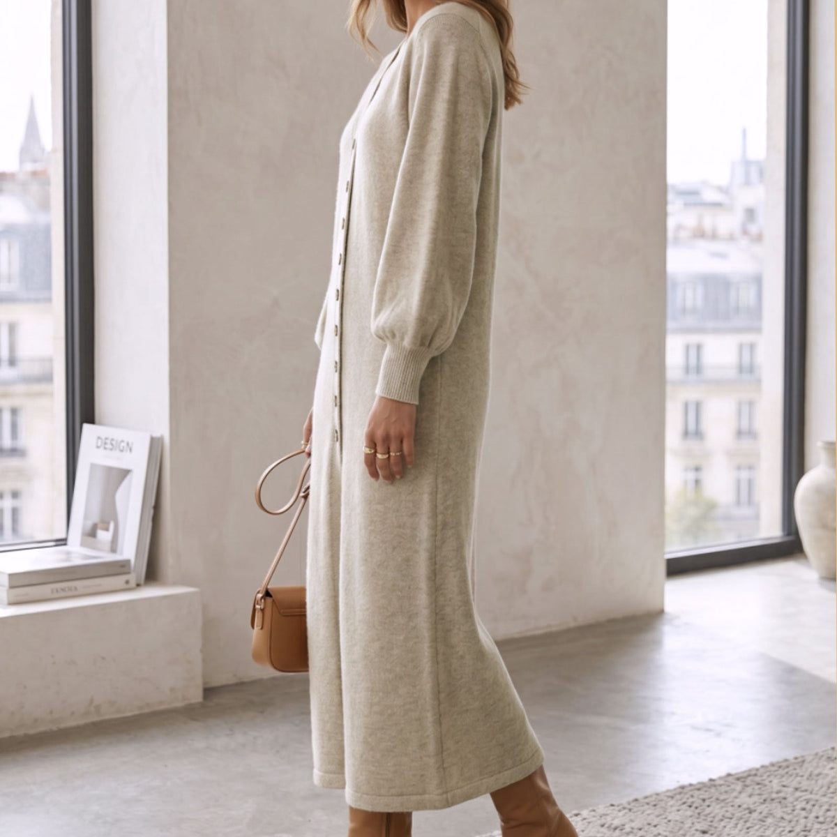 Lange Gebreide Cardigan Dames – Casual Vest Voor Elke Dag
