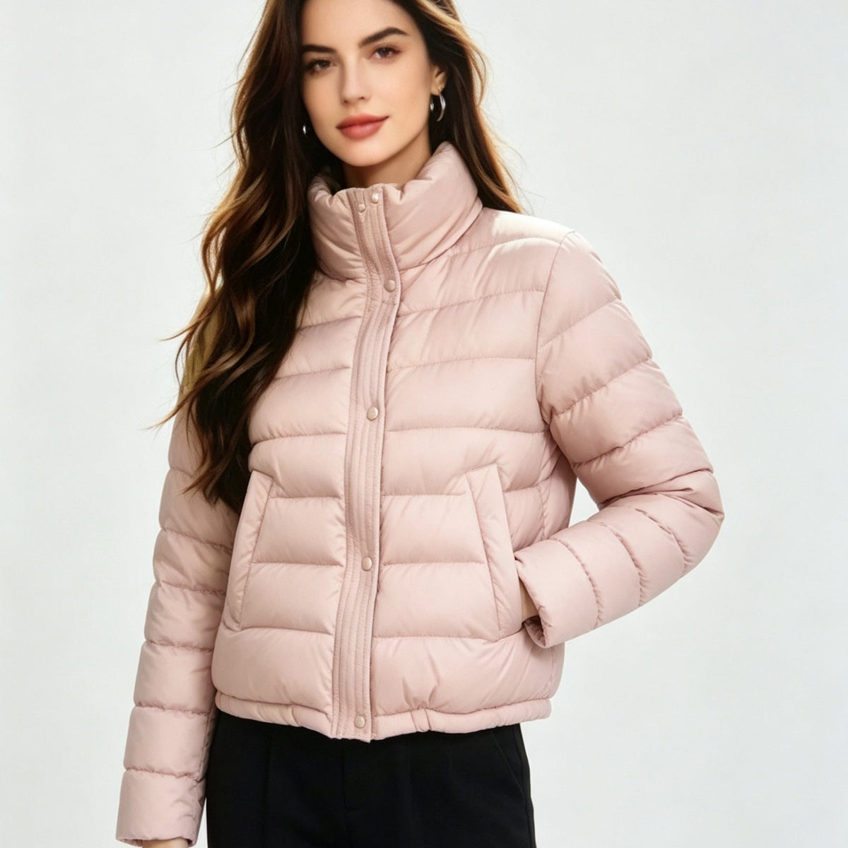 Korte Pufferjas Dames – Gewatteerde Winterjas
