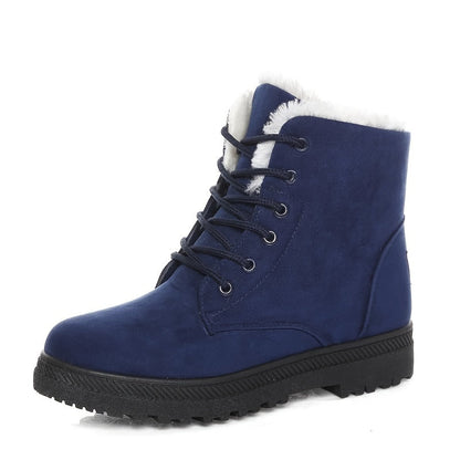 Gevoerde Enkellaarsjes Dames – Winter Veterboots