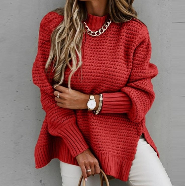 Oversized Grofgebreide Trui Dames – Lange Gebreide Trui