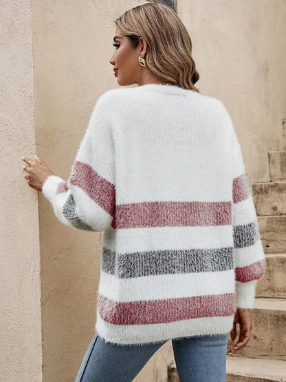 Gestreept Vest Dames – Zachte Cardigan Met Strepen