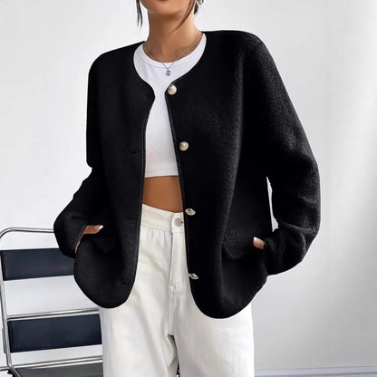 Losvallend Wollen Vest Dames – Cardigan Met Ruime Pasvorm