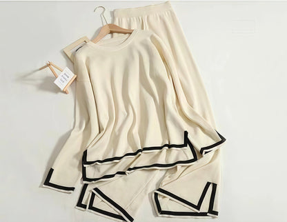 Co-ord Set Dames – Losvallende Top & Wijde Broek