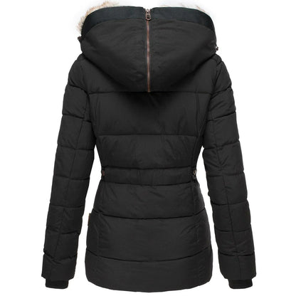 Gewatteerde Parka Dames – Winterjas Met Capuchon & Fleecevoering