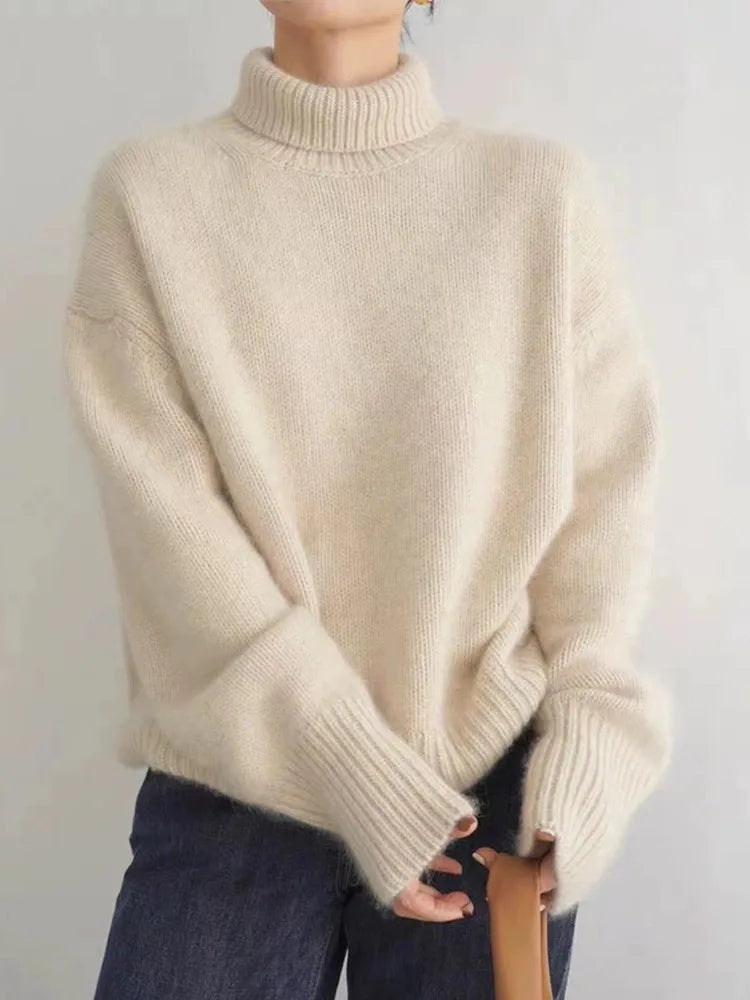 Oversized Dames Coltrui Met Lange Mouwen En Losse Pasvorm