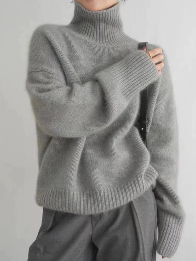 Oversized Dames Coltrui Met Lange Mouwen En Losse Pasvorm