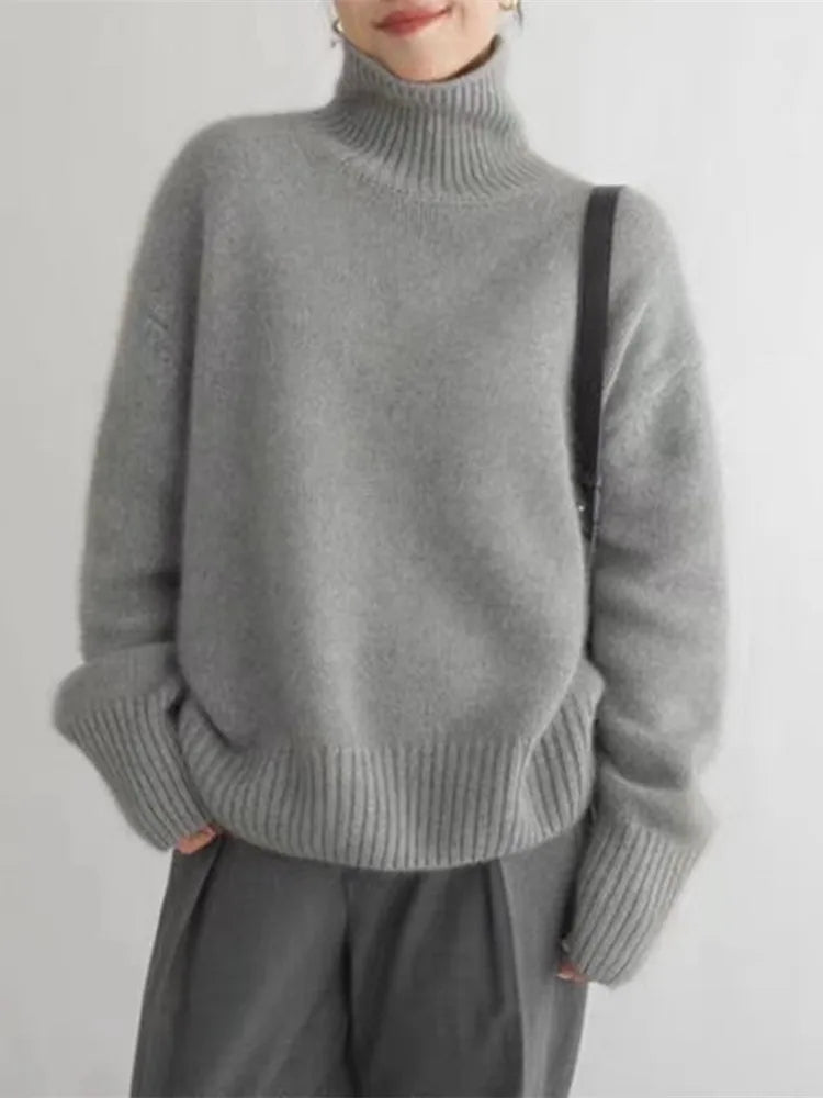 Oversized Dames Coltrui Met Lange Mouwen En Losse Pasvorm