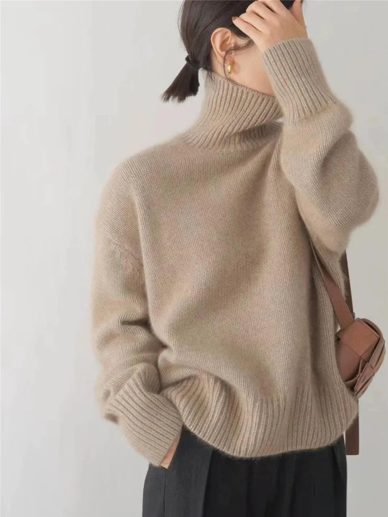 Oversized Dames Coltrui Met Lange Mouwen En Losse Pasvorm
