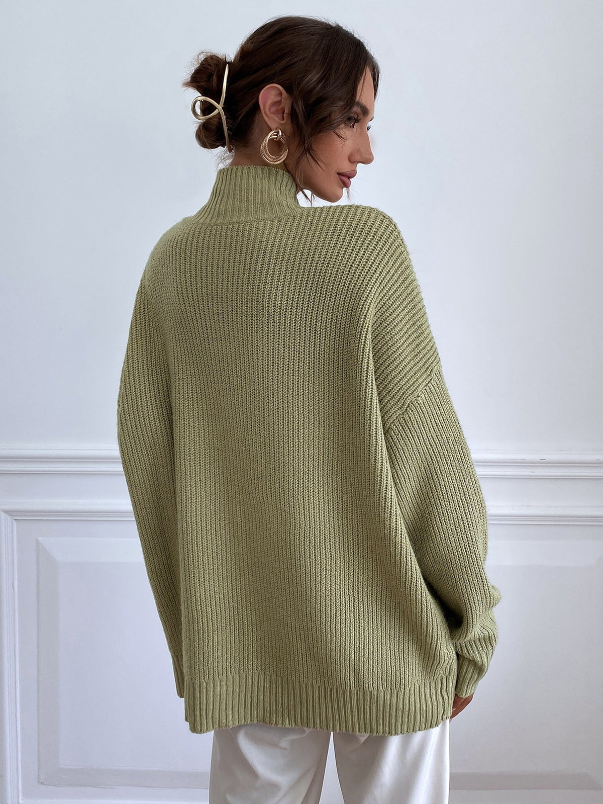 Coltrui Dames Met Ruime Pasvorm – Losvallende Sweater