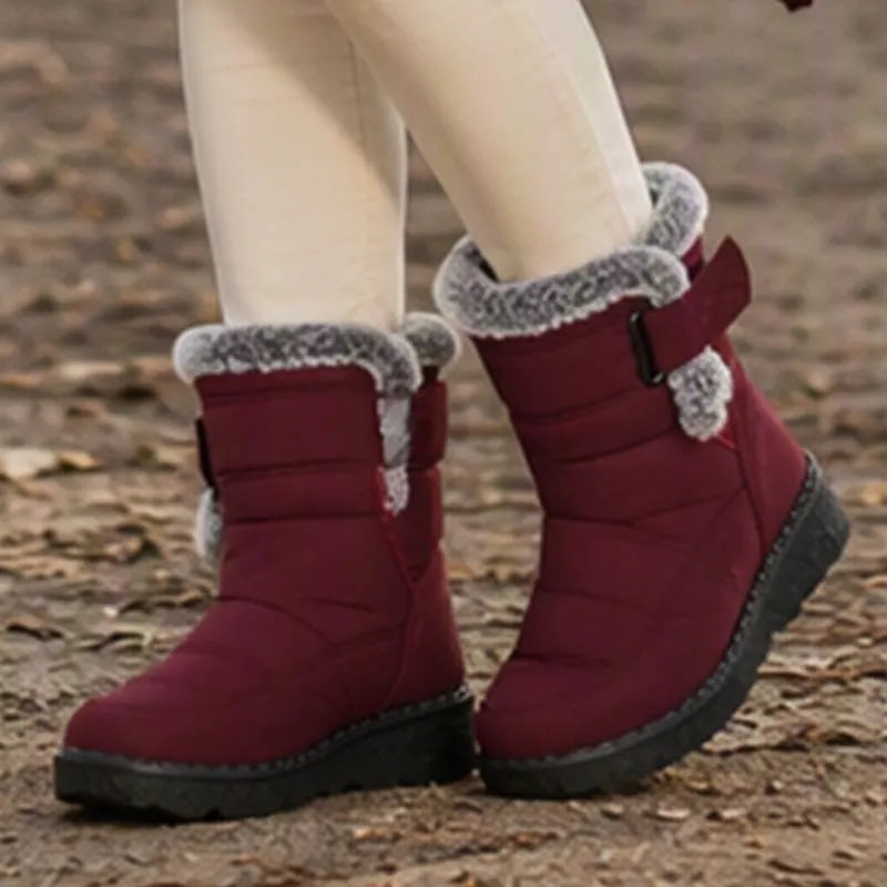 Snowboots Dames – Gevoerde Winterlaarzen
