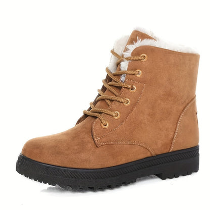 Gevoerde Enkellaarsjes Dames – Winter Veterboots