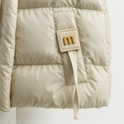 Gewatteerde Puffer Jas Dames – Korte Winterjas Met Capuchon