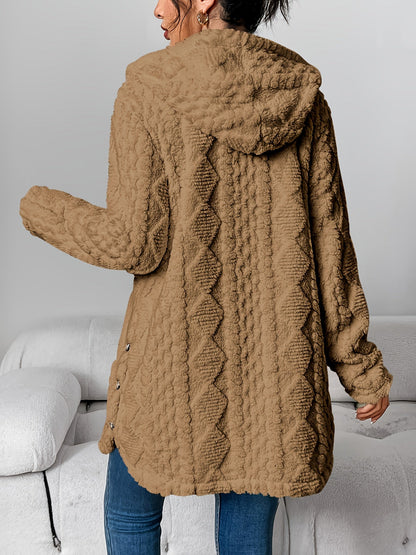 Fluffy Dames Hoodie Jas