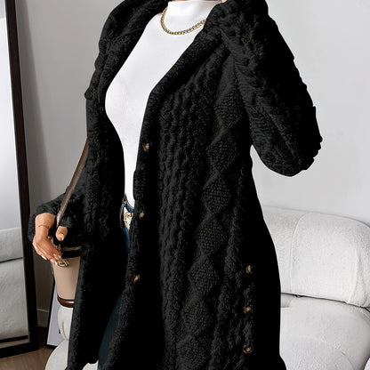 Fluffy Dames Hoodie Jas