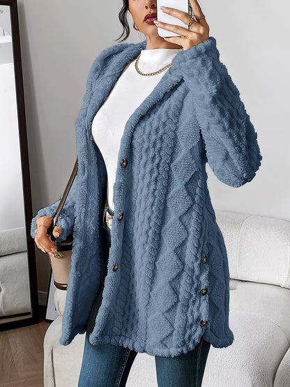 Fluffy Dames Hoodie Jas