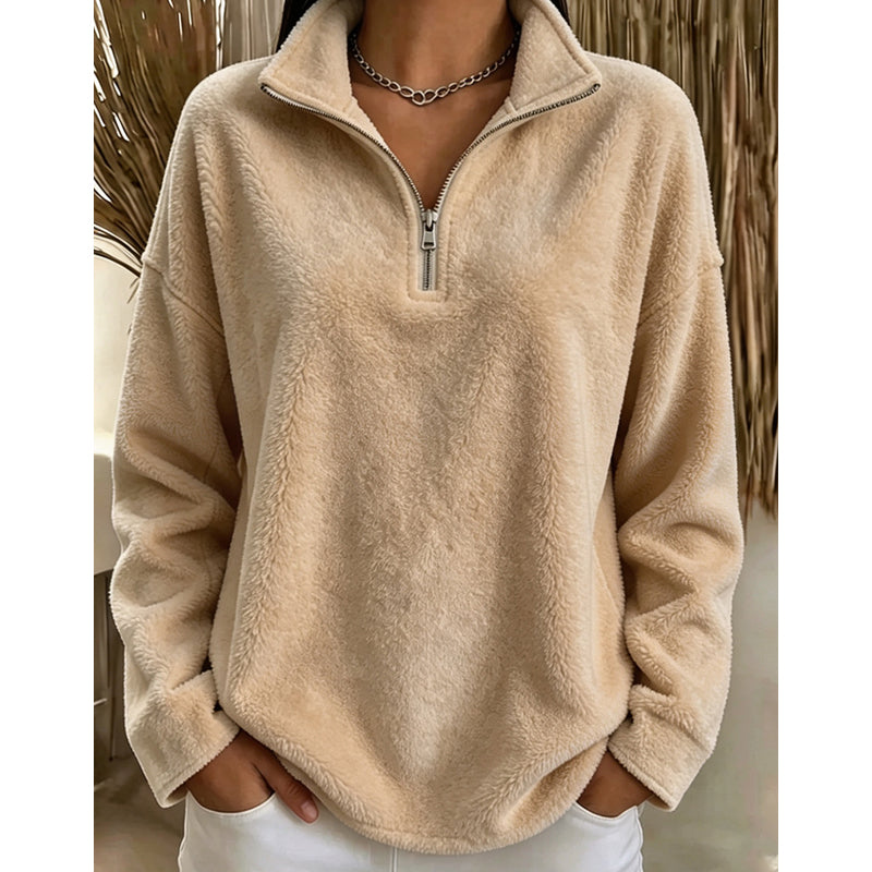 Fleecetrui Dames – Half Zip Trui
