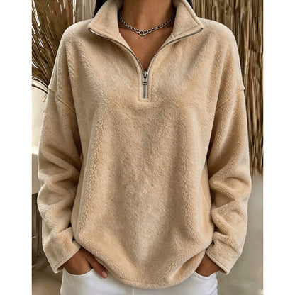 Fleecetrui Dames – Half Zip Trui