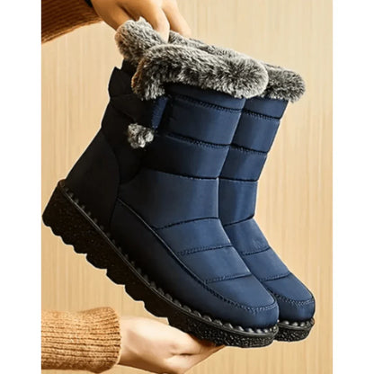 Waterdichte Dames Winterlaarzen Met Fleecevoering