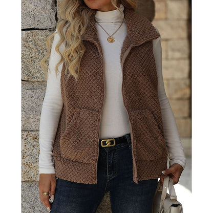 Teddy Bodywarmer Dames – Mouwloos Vest & Gilet